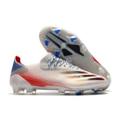 fodboldstøvler adidas X Ghosted.1 FG Showpiece - Sølv Sort Rød_1.jpg